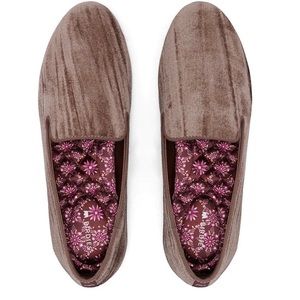 Birdies Starling in Moonstone Crushed Velvet Size 8 - NWT